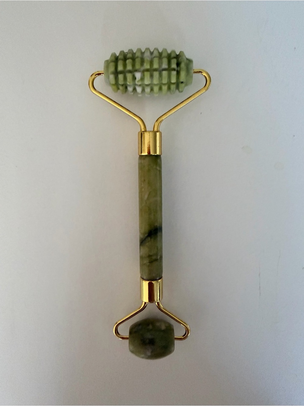 NEW Jade Facial Roller with Textured Massage Head